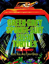 Green-Grey Sponge-Suit Sushi Turtles