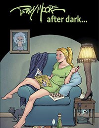 Terry Moore after dark…