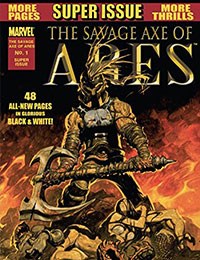 The Savage Axe of Ares (B&W)